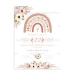 xartino prosklitirio paper invitation vaptisis baptism TS780 Νο91Κ 01